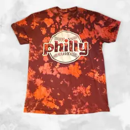 Philadelphia Phillies Castellanos Baseball Tie Dyed T-shirt Medium