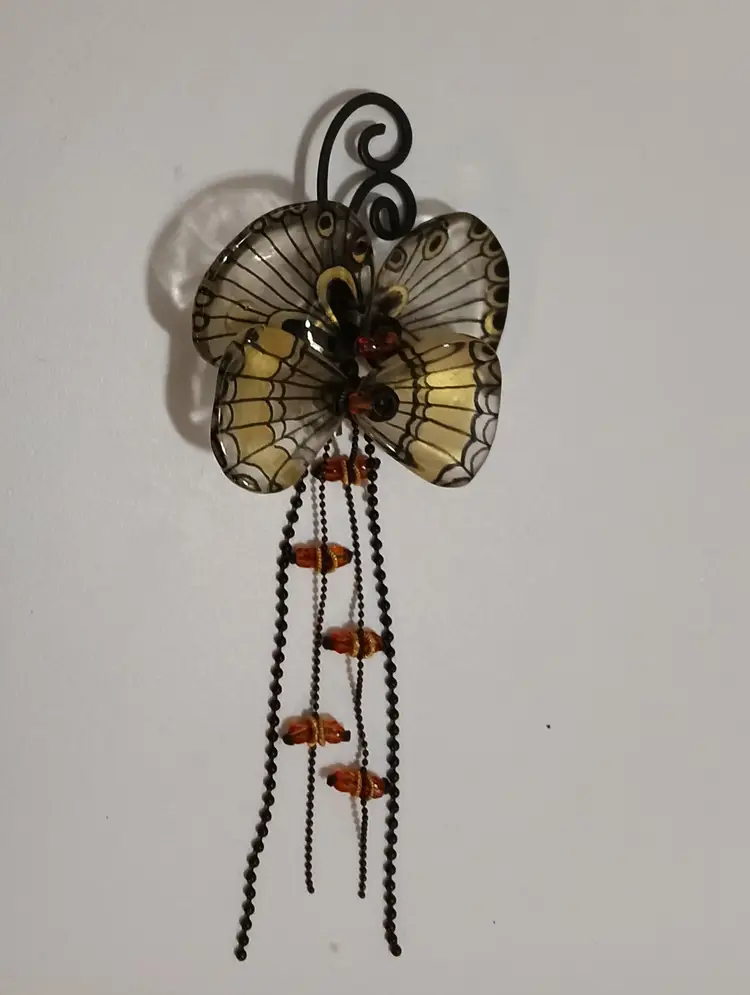 Orna Lalo Lucite Resin Butterfly Brooch