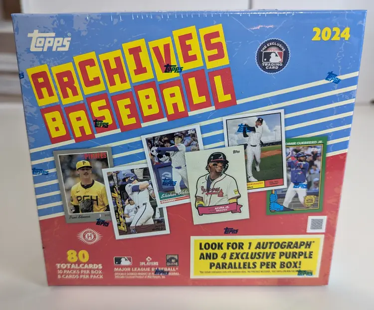 Bziddy's Pack Shop: 2024 Topps Archives Pack from Collector's Box