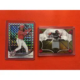 CJ Abrams Numbered & Relic Player Lot