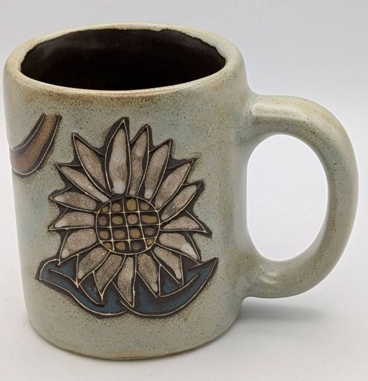 Mara Mug- Mexican Pottery-Sunflower