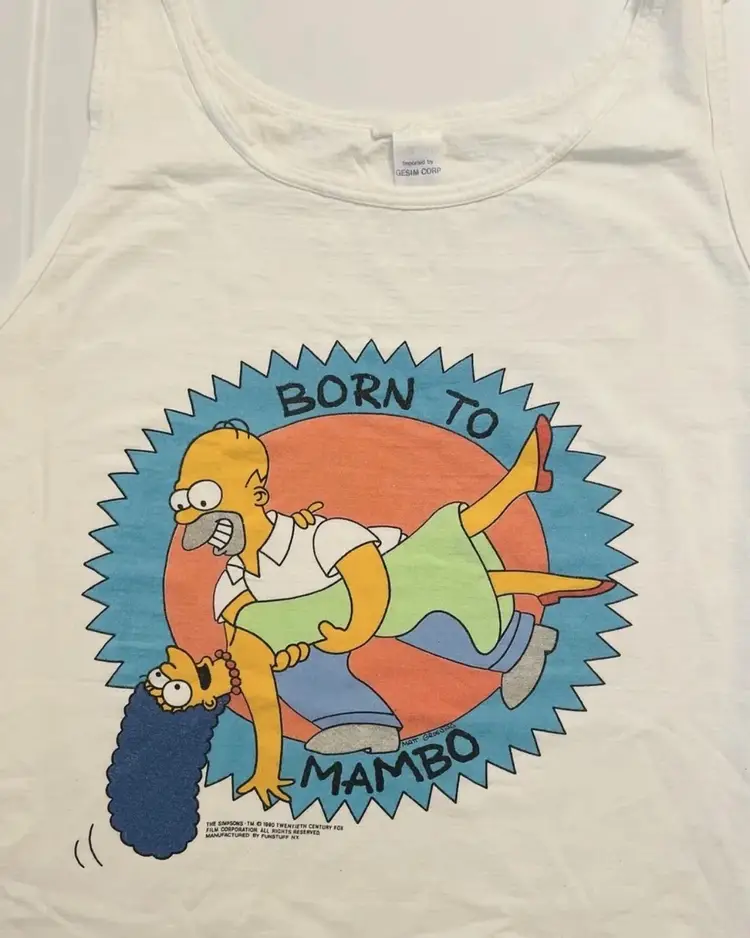 Rare 1990 Born To Mambo Tank Top