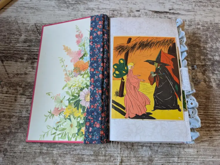 Handmade Junk Journal "A Friend Indeed" Vintage