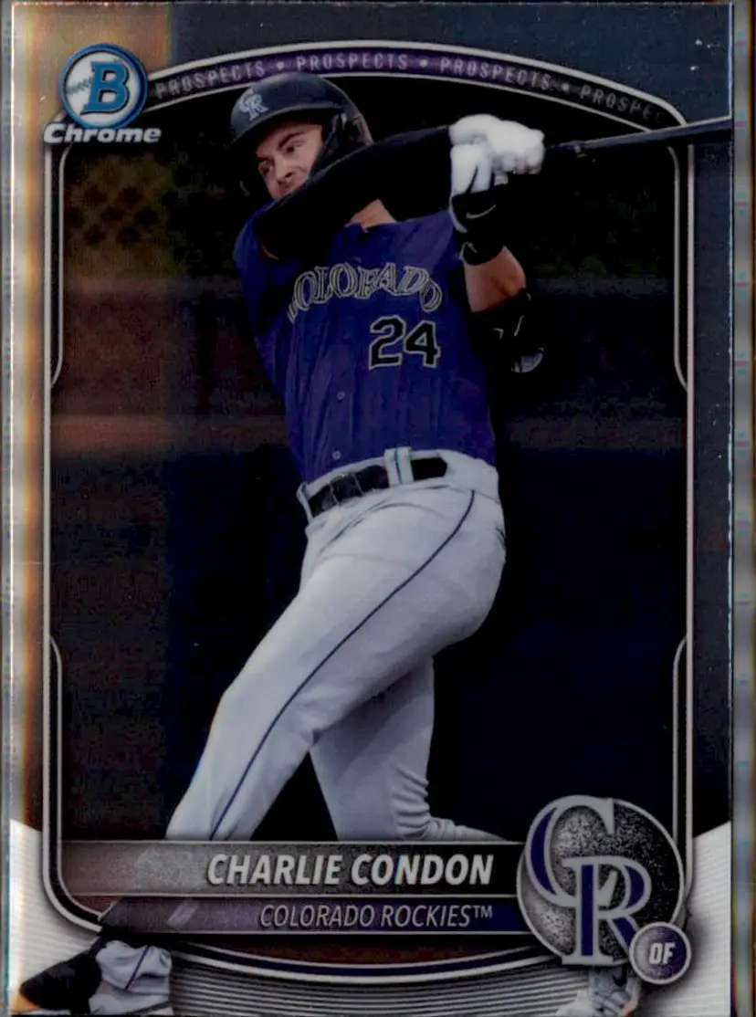 2025 Bowman Draft #BDC-136 Charlie Condon Chrome - (138) - Colorado Rockies