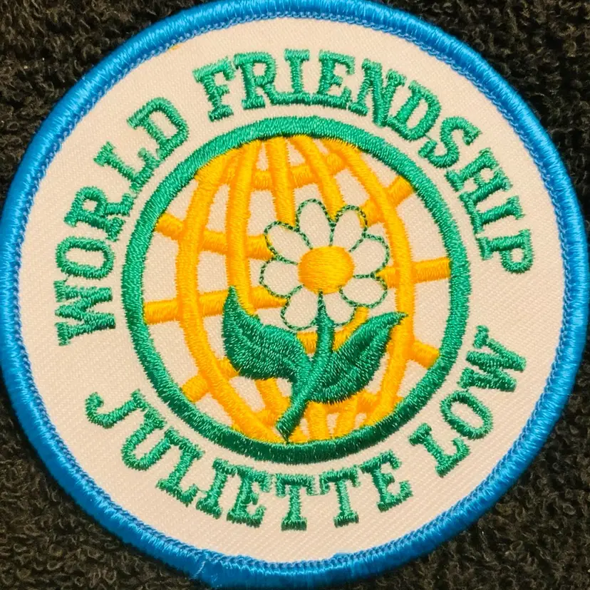 Vintage Scouting Fun Patch: World Friendship Juliette Low