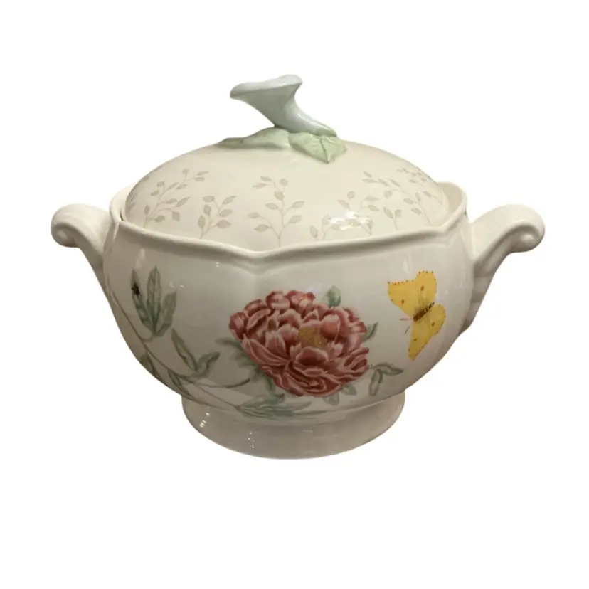 Lenox Butterfly Meadow Covered Casserole Dish 8”x 11”