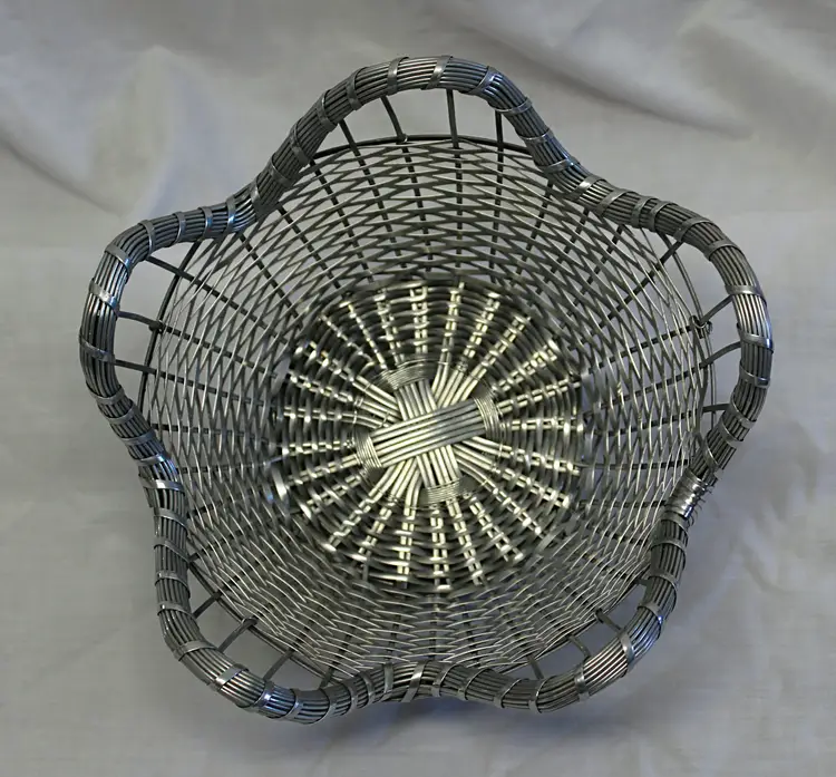 Metal Woven Basket