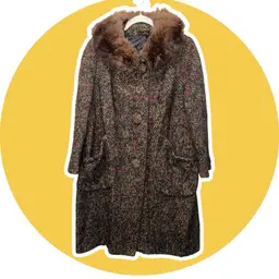 60s Carlton Del Tweed Coat (B23 L42)