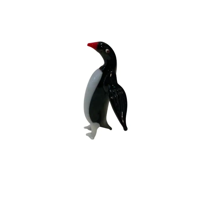 #01 - 2” Tall Art Glass Penguin Figurine