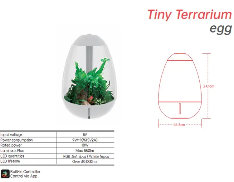 Chihiros Tiny Egg Terrarium