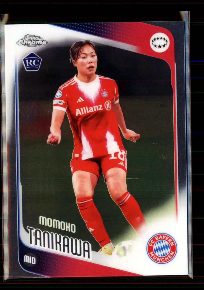 Momoko Tanikawa 2025-26 Topps Chrome UEFA Women's Champions League #13 - (145) - FC Bayern Munchen