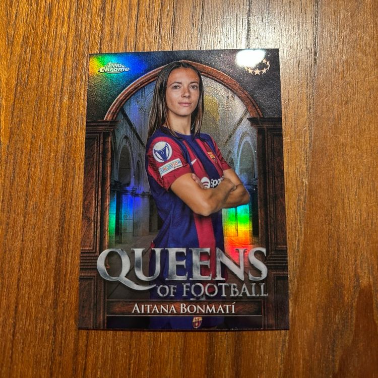 23/24 Topps Chrome UWCL Queens of Football Insert Aitana Bonmati FC Barcelona/Spain