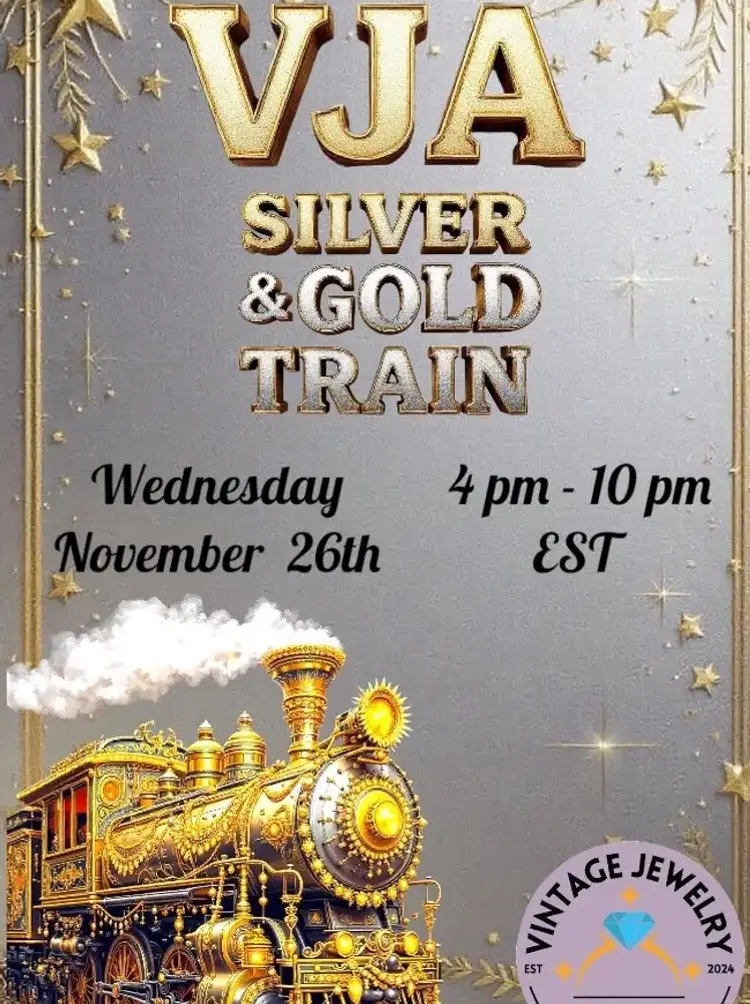 Sterling Silver And Gold Raid Train 