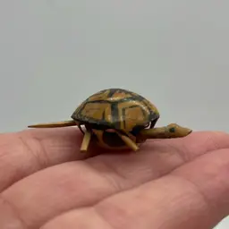 Wood Bobble Head Turtle | 1” (*read)