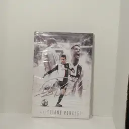 Cristiano Ronaldo Soccer Star, Framed Canvas Wall Decor, L 12" x W 8.5"