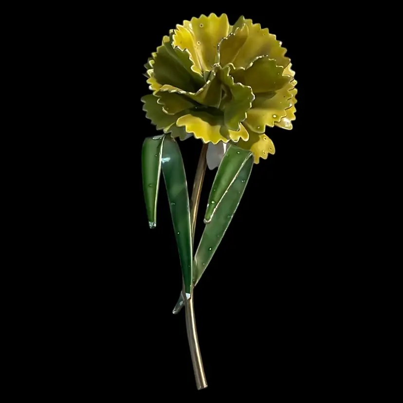 Vintage Retro Flower Brooch