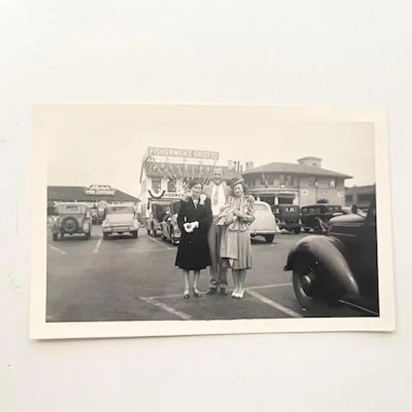 Vintage 1930s 1940s Photo San Francisco Fisherman's Wharf Grotto Alioto's Restaurant California