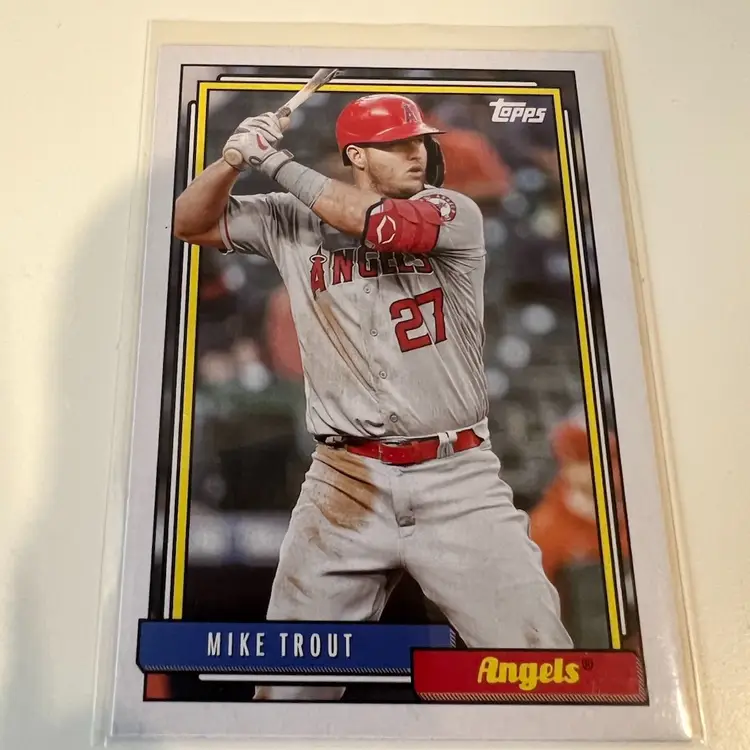 Mike Trout 1992 Topps Los Angeles Angels