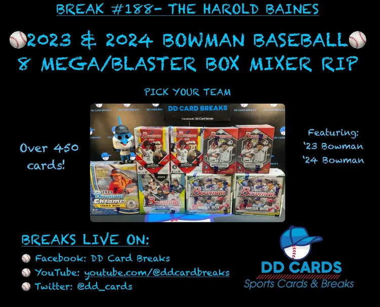 7/11- Rip #188- 2023-24 Bowman 8 Mega/Blaster Mixer Rip