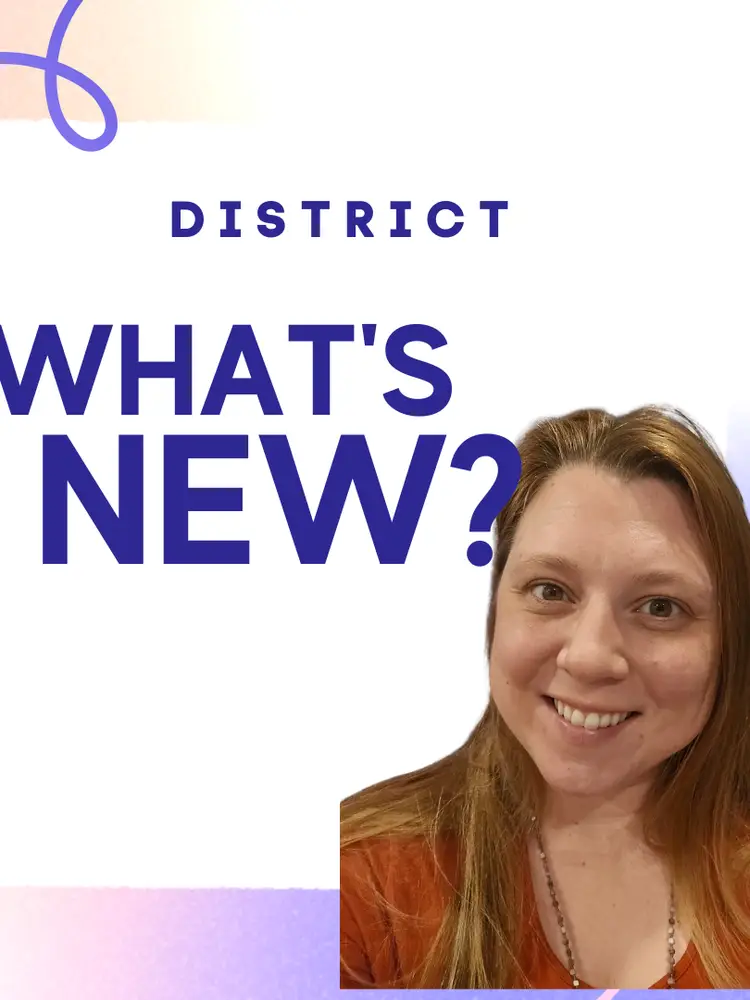 Live with Rachel with District Updates!