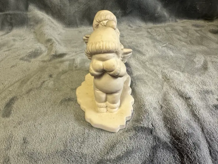 Vintage Department 56 Snow babies Snowbabies “I Want Up, Too” Porcelain Cherub