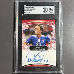 Abby Wambach 2018 Sport Kings Auto - 21/50 - A34 - On Card Auto - USWNT - Women’s Soccer
