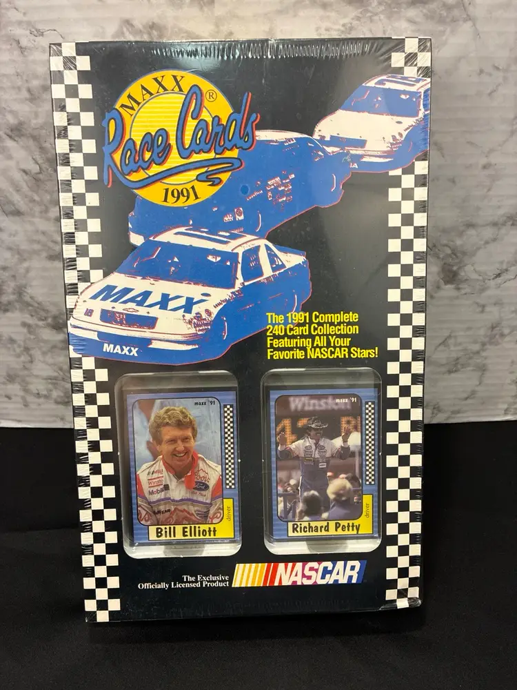 SEALED MAXX Race Cards 1991 Nascar Trading Card Complete Set 240 Petty Elliott