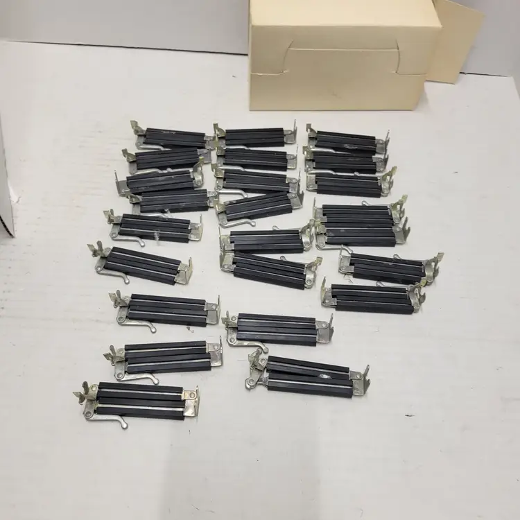 Vintage Metal Hair Curlers Lot Aluminum Spring Clips Ventilated Rollers USA Made