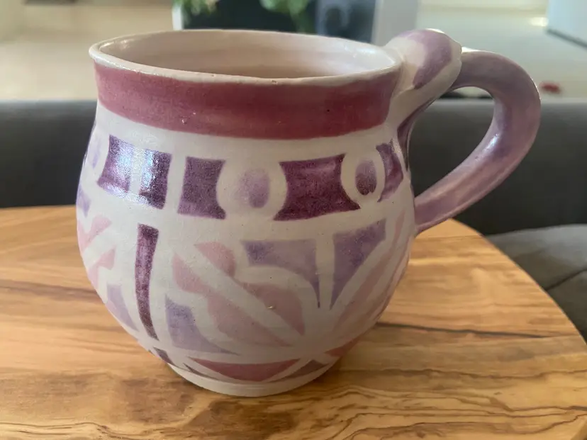 Pink, Purple & White Coffee Mug