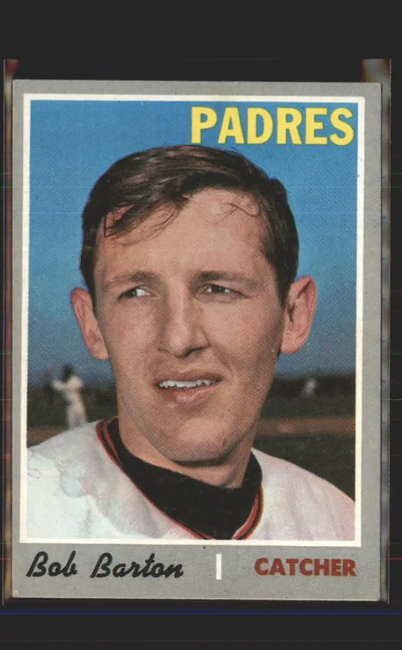 Bob Barton 1970 Topps #352 - () - San Diego Padres