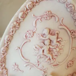 Cherub Small Porcelain Trinket Dish/Ashtray