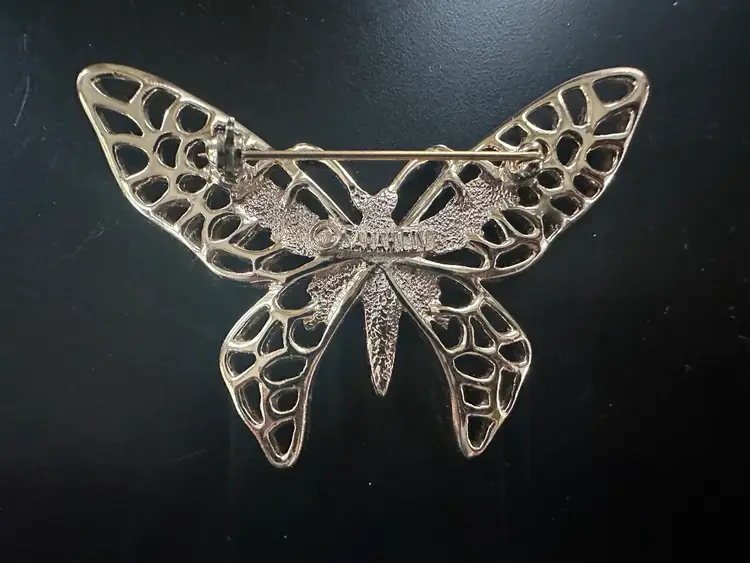 70’s Gold Tone Sarah Coventry Butterfly Pin