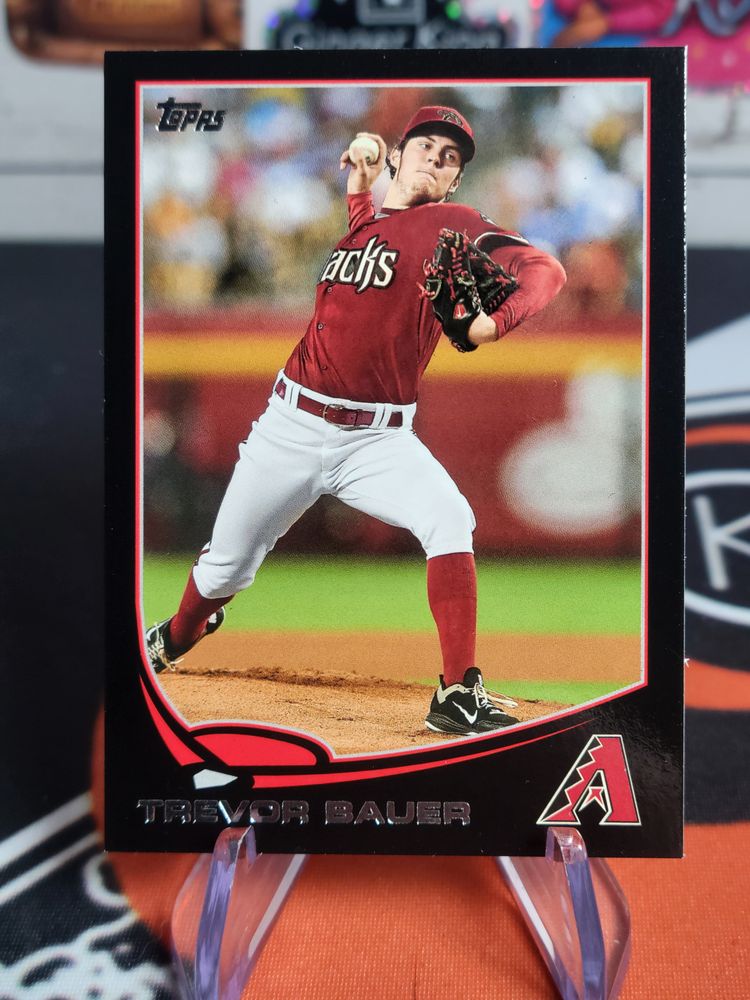 Trevor Bauer 2013 Topps Baseball Mini #61 Arizona Diamondbacks Black 2/5