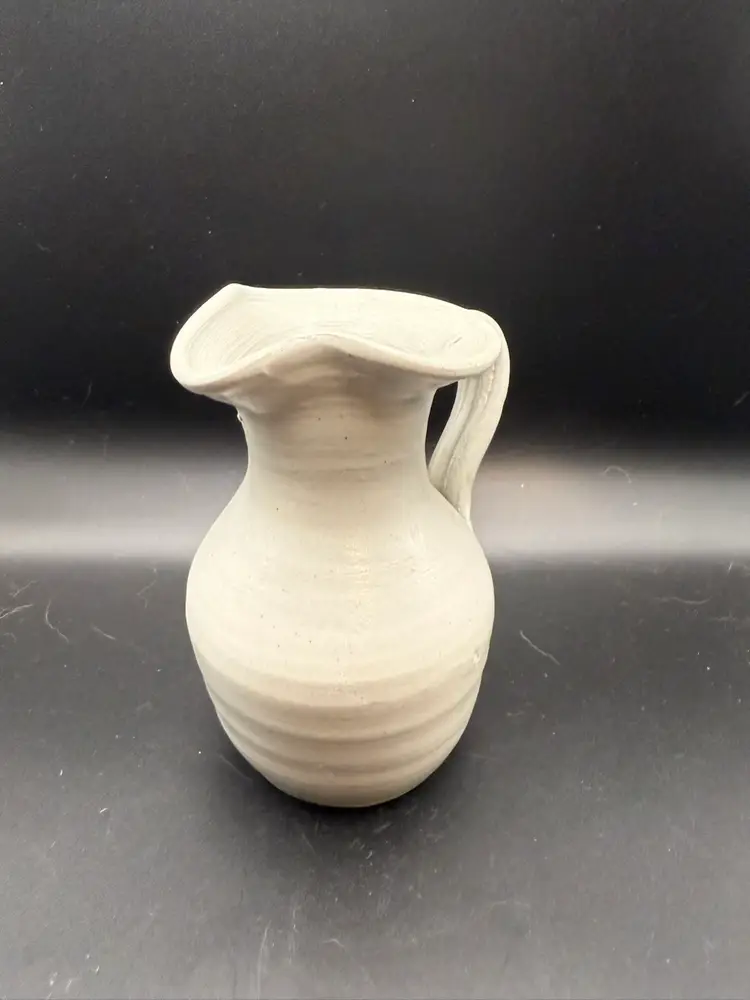 Williamsburg Pottery Salt-Glazed Stoneware Pitcher -5 In