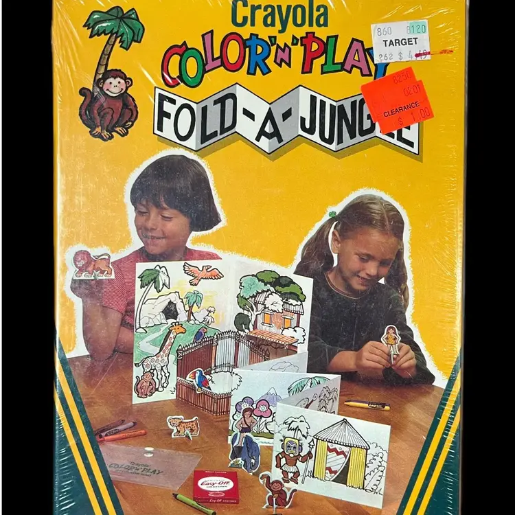 New Sealed 1978 Crayola Color N Play