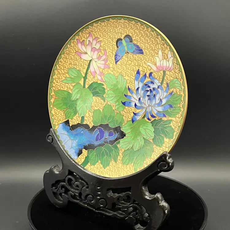 Decorative Cloisonne Plate