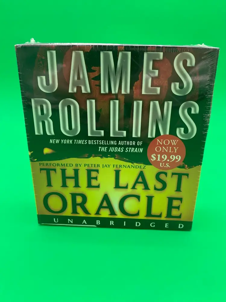 The Last Oracle by James Rollins Unabridged 12-CD Audiobook - Sealed - 2008