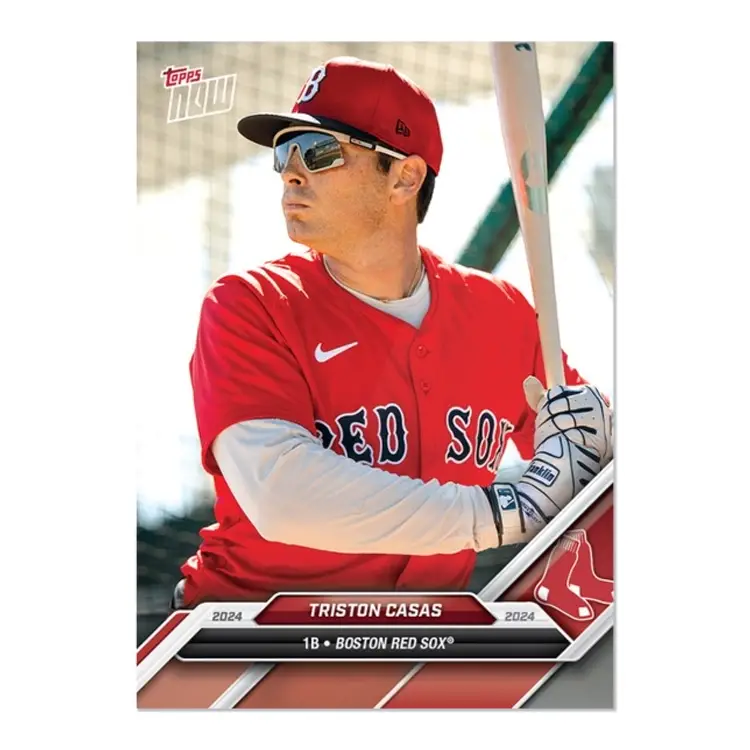 2024 Boston Red Sox MLB Topps NOW Road To Opening Day 10-Card Base Team Set - PR: 514