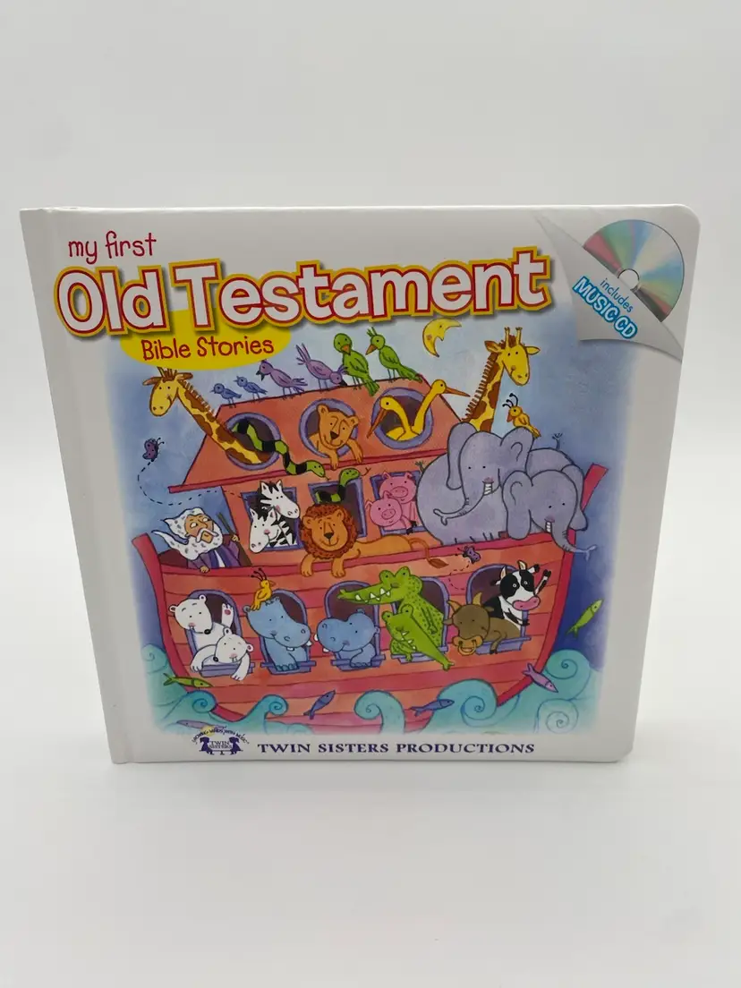 My First Old Testament Bible Stories Children's Book w/ Music CD - 2010 New