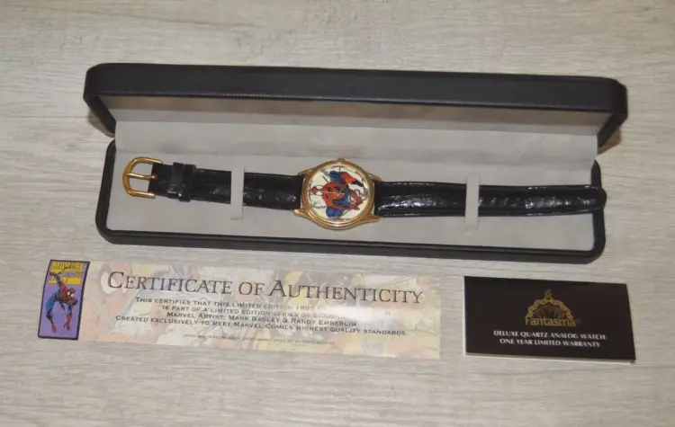 Spiderman Vintage Watch Fantasma Watch Mark Bagley & Randy Emberlin # 754/5000