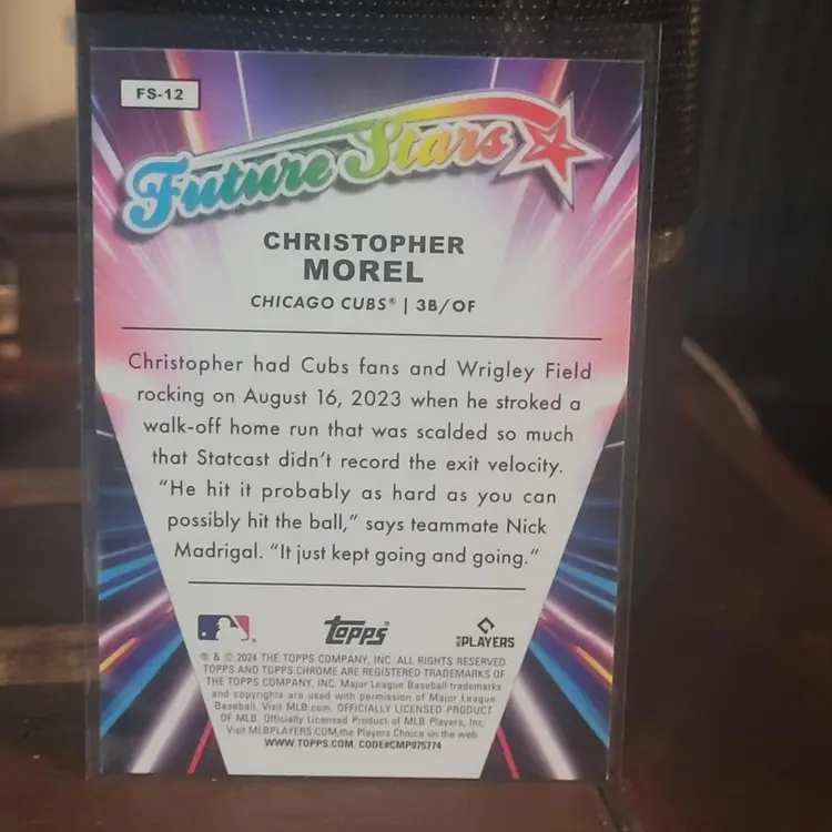 2024 Topps Chrome Future Stars  Christopher Morel #FS-12