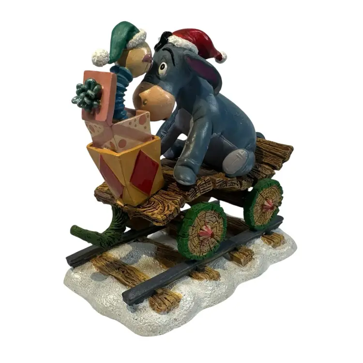 Disney Piglet Holiday Express Train Eeyore Car Danbury Mint Christmas Pooh Vintage Jack in the Box