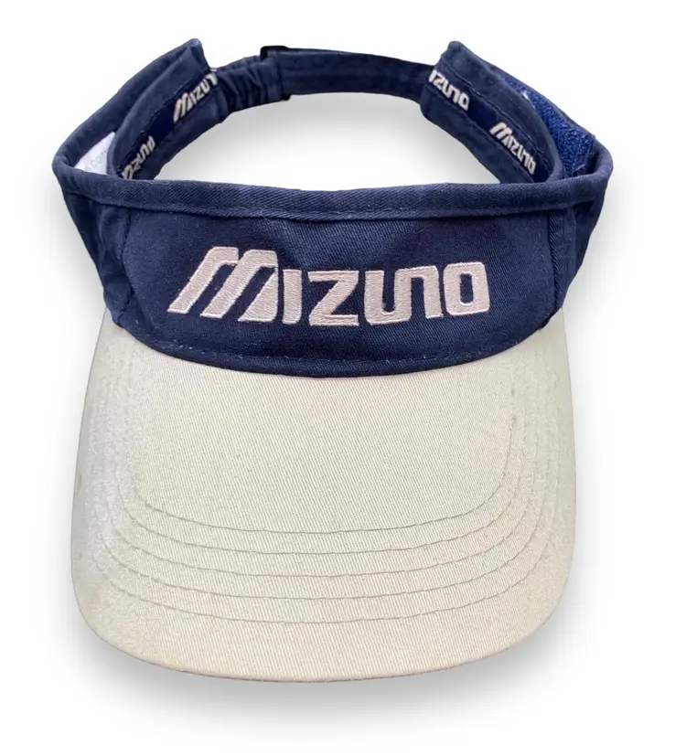 Mizuno Performance Wear Tour Series Adult Sun Visor Adjustable Blue/Beige