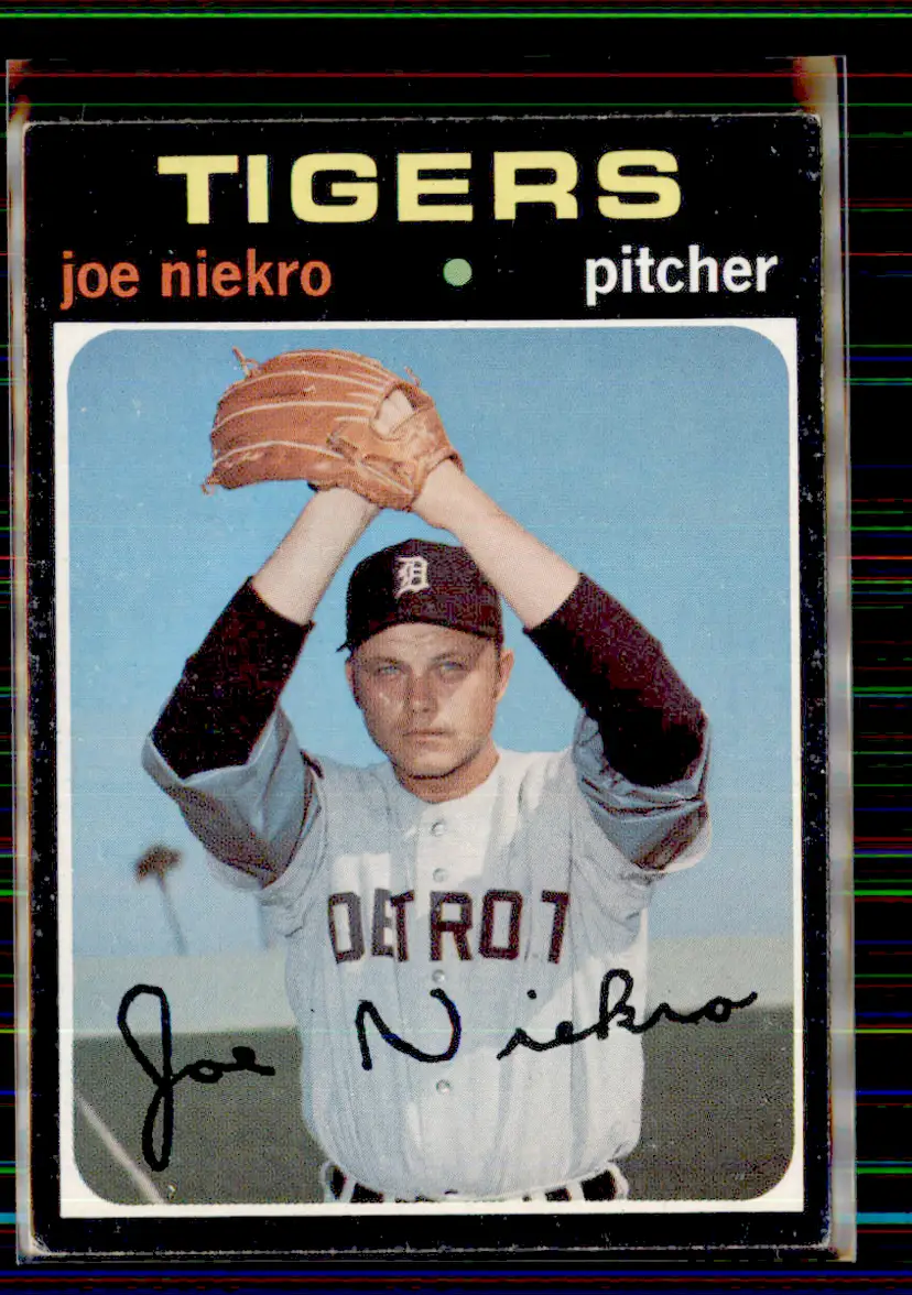 Joe Niekro 1971 Topps #695 - Detroit Tigers - (pk8-543)