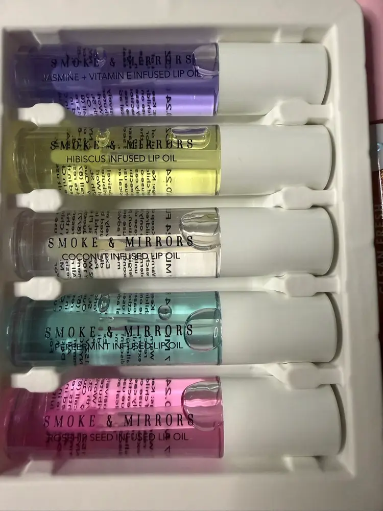 5pcs Set Lip Oil Different Scent