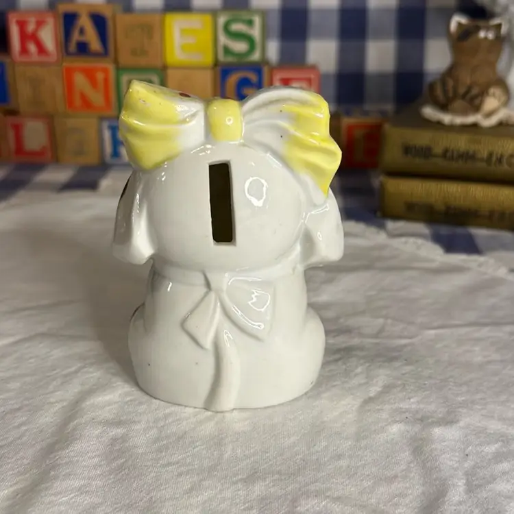 Crow Devon Toothache Bulldog Bank Made in Japan Anthromorphic Kitschy