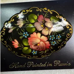 Handprint In Russia Brooch