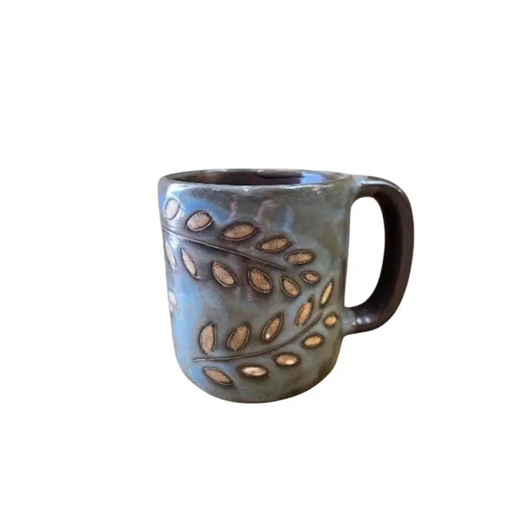 STONEWARE MUG
Designs By Mara Mexico
Sage Plant Herb
Handmade Engraved and Painted