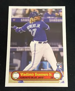 Vladimir Guerrero Jr 2019 Topps 582 Montgomery Club Set 3 #5 Rookie RC Toronto Blue Jays