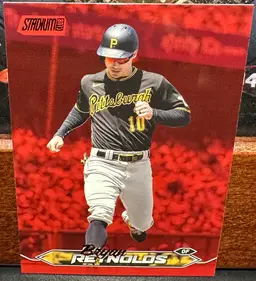 Bryan Reynolds Red Foil 2024 Stadium Club 257 Pittsburgh Pirates